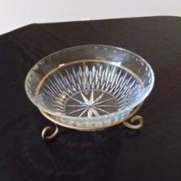 Crystal Starburst Serving Bowl - Picture 1 of 3